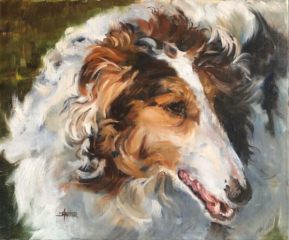 Borzoi Paintings for Sale - Fine Art America